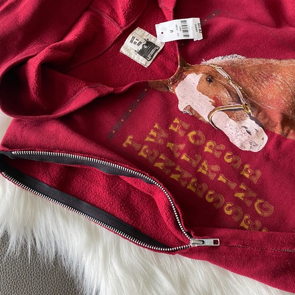 new LF Furst [1] of a Kind ✪ Vintage Reworked Graphic Zip Hoodie ✪ XXS XS S M L - Picture 5 of 13